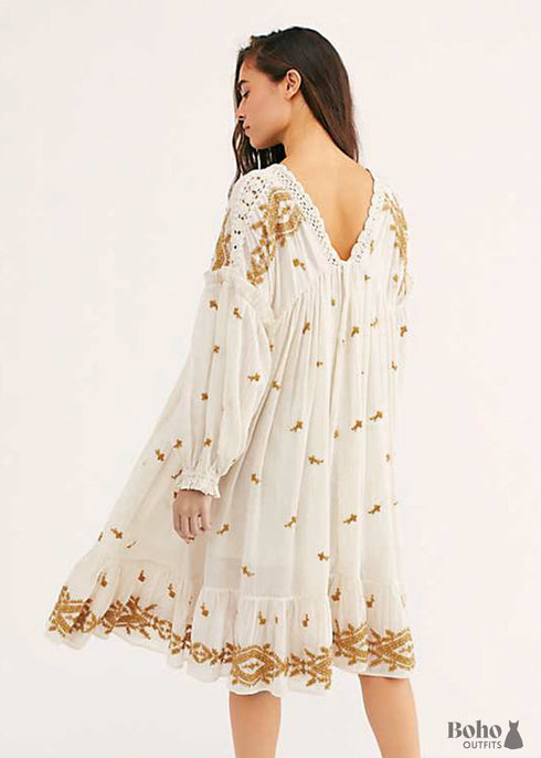 Boho Hippie Midi Dress Esme